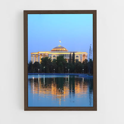 ap-dushanbe-10 cadre Bois foncé