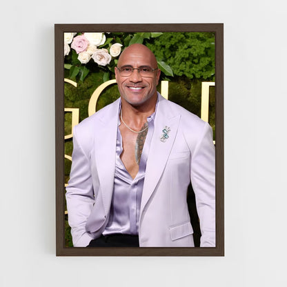 ap-dwayne johnson-6 cadre Bois foncé