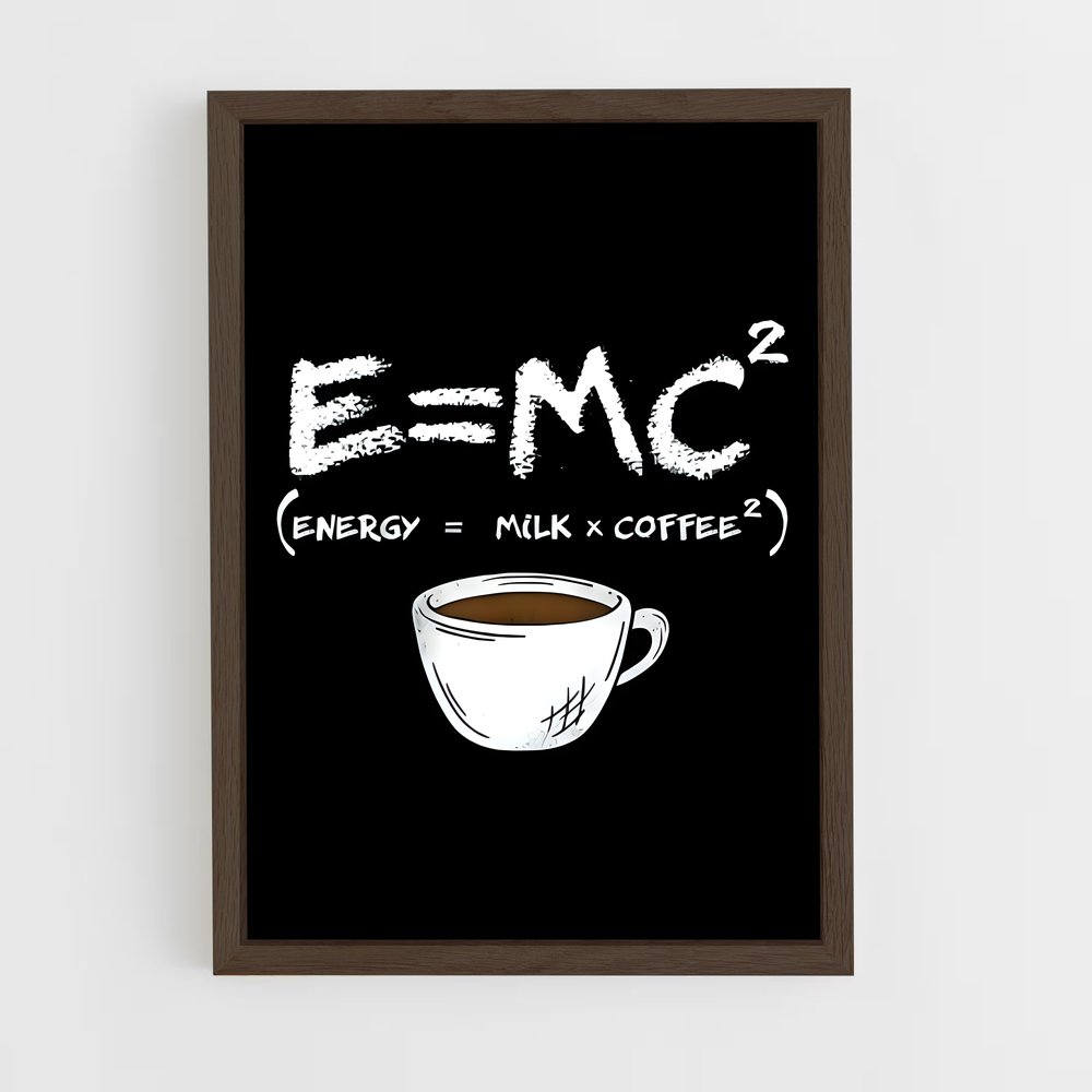ap-e=mc2-1 cadre Bois foncé