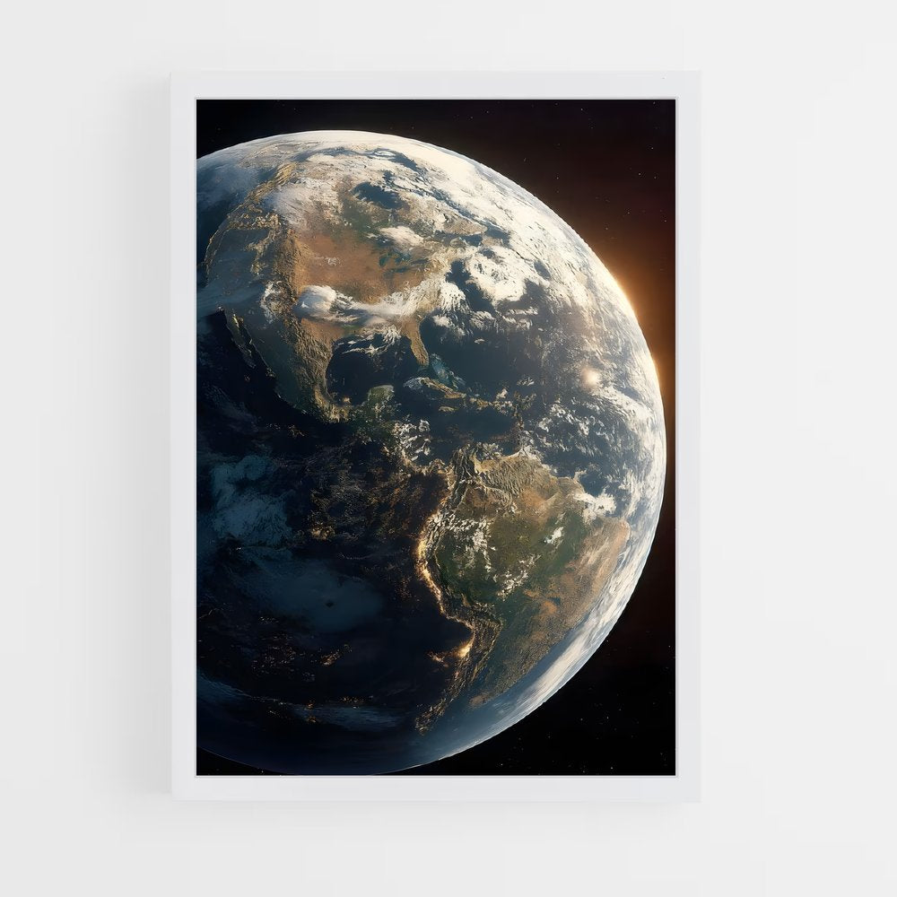 ap-earth-1 cadre Blanc
