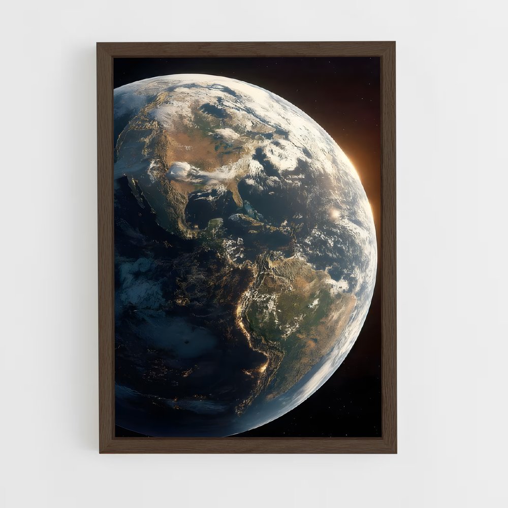 ap-earth-1 cadre Bois foncé