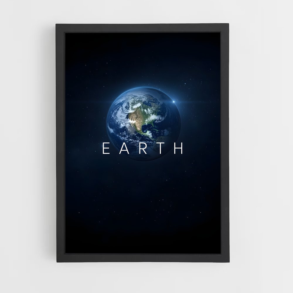ap-earth from space-6 cadre Noir