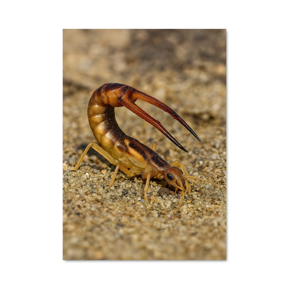 Poster Crevette Éclairante