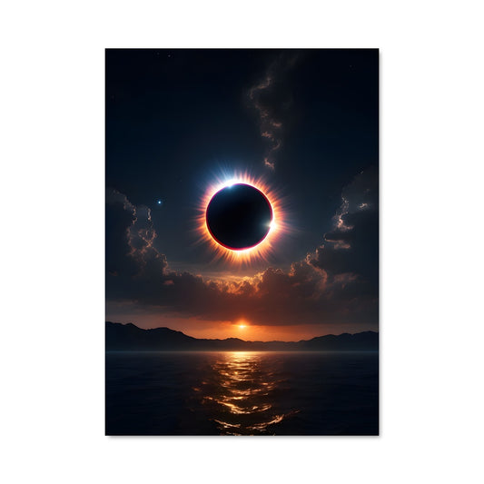 Poster Éclipse Océanique