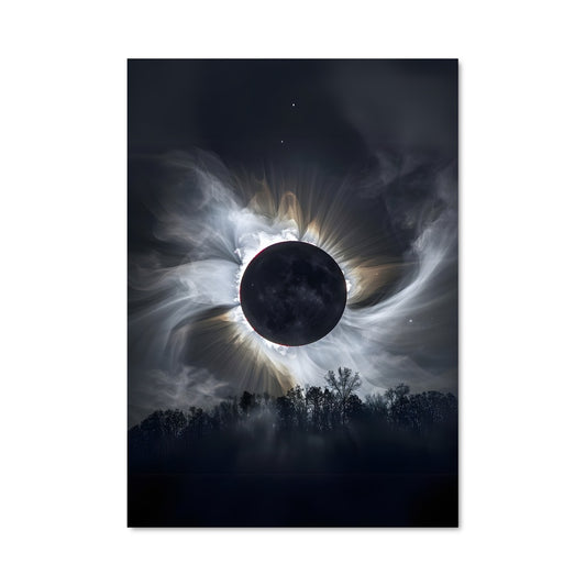 Poster Éclipse Radieuse