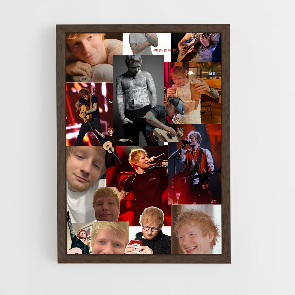 ap-ed sheeran-6 cadre Bois foncé