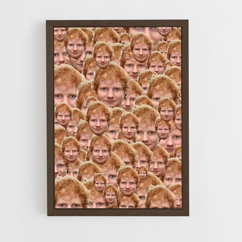 ap-ed sheeran-9 cadre Bois foncé