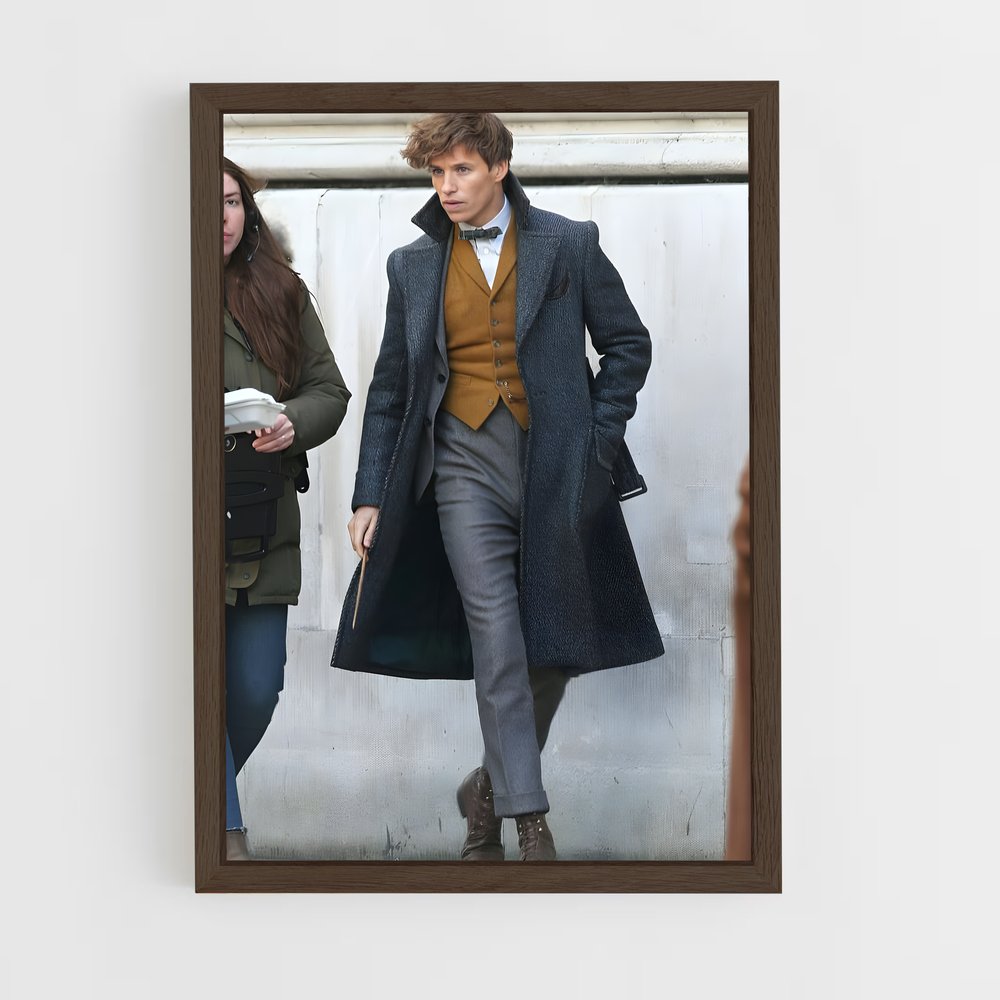 ap-eddie redmayne-7 cadre Bois foncé