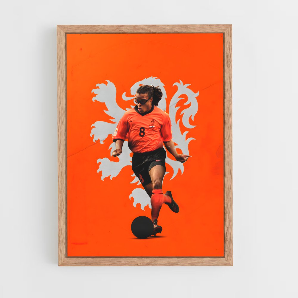 ap-edgar davids-4 cadre Bois clair