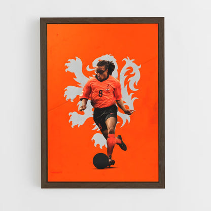 ap-edgar davids-4 cadre Bois foncé