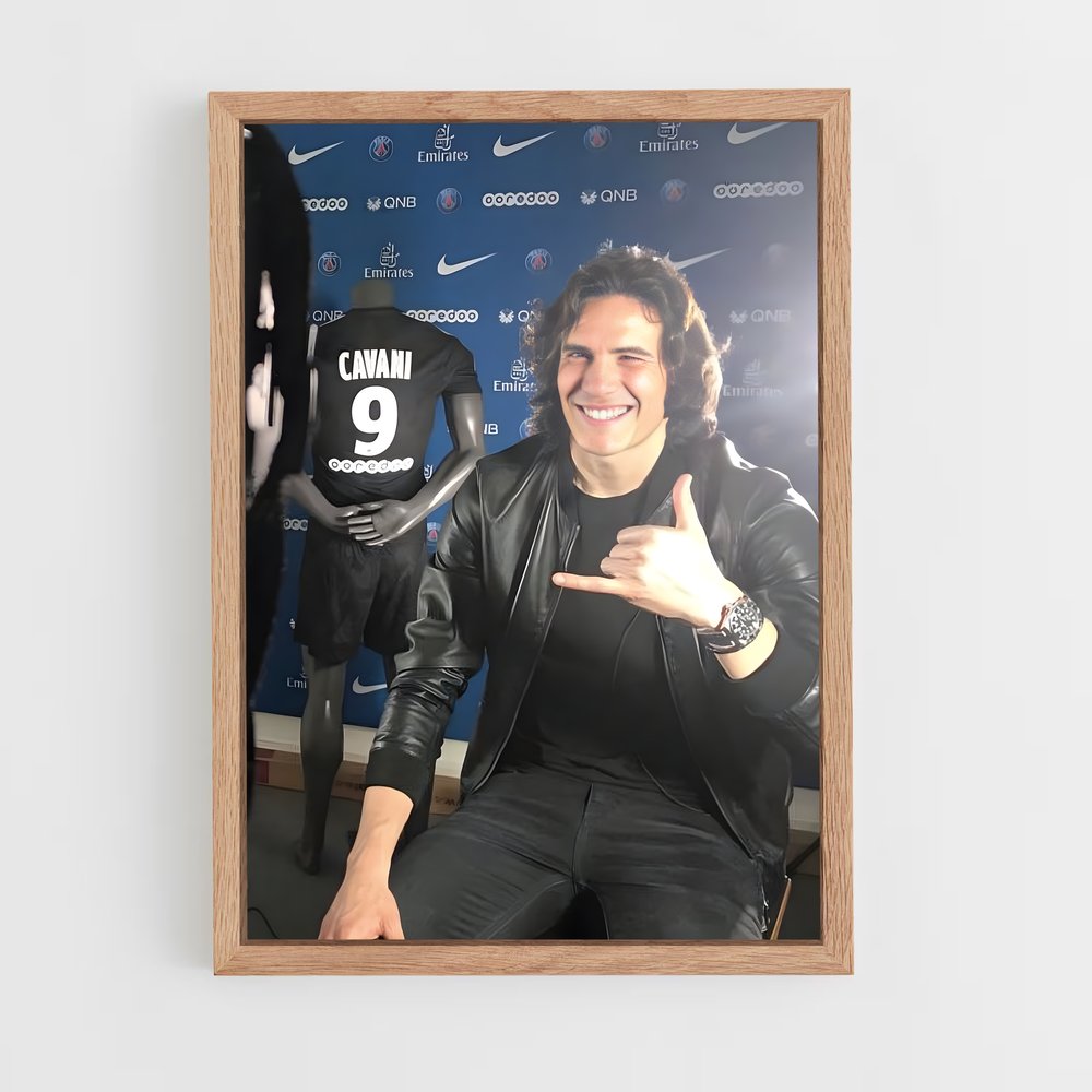 ap-edinson cavani-1 cadre Bois clair