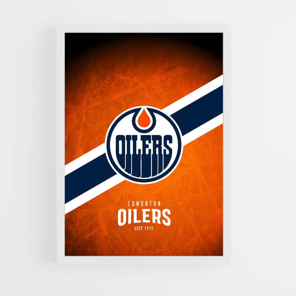 ap-edmonton oilers-1 cadre Blanc