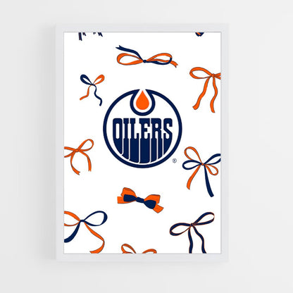 ap-edmonton oilers-4 cadre Blanc
