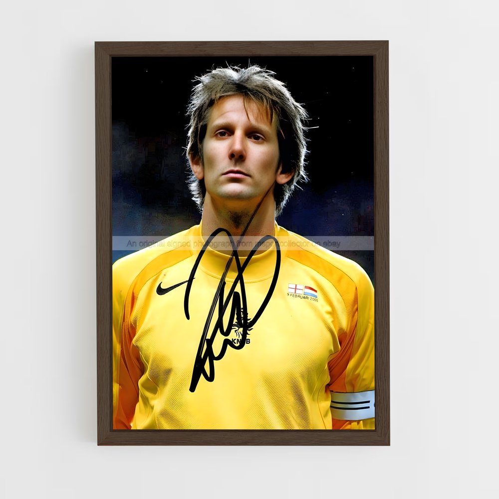 ap-edwin van der sar-3 cadre Bois foncé