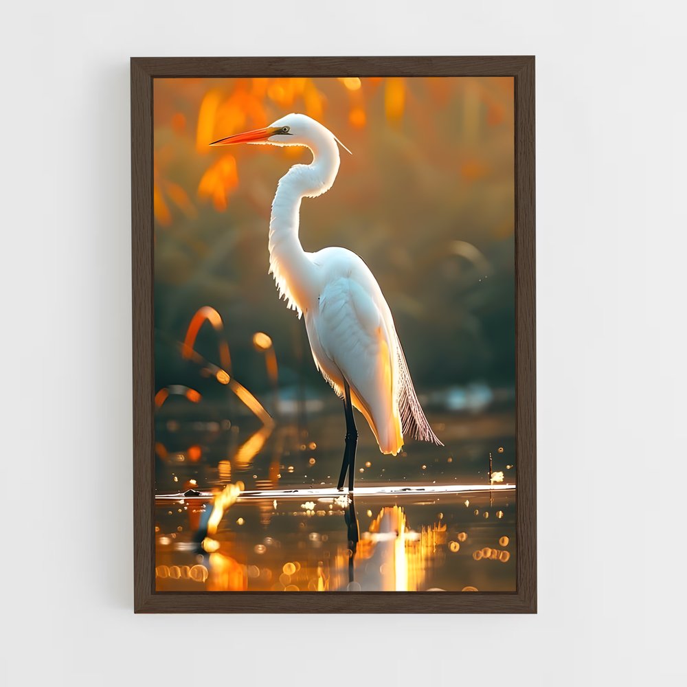 ap-egret-4 cadre Bois foncé