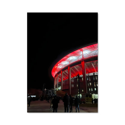 Poster Lumière Rouge au Stade