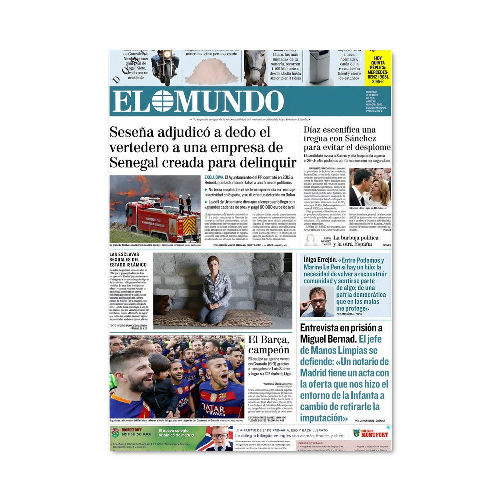Poster Échos d'El Mundo