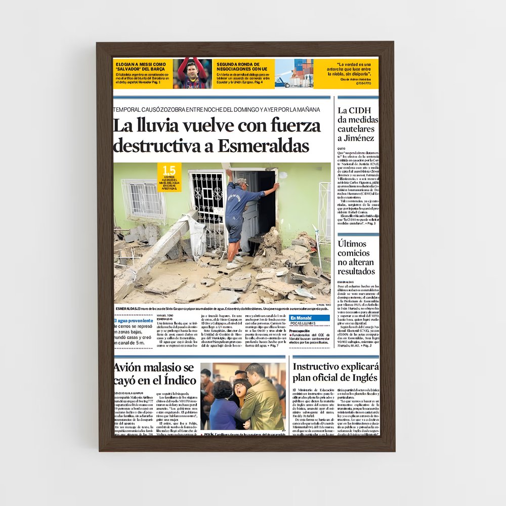 ap-el mundo-3 cadre Bois foncé
