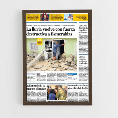 ap-el mundo-3 cadre Bois foncé