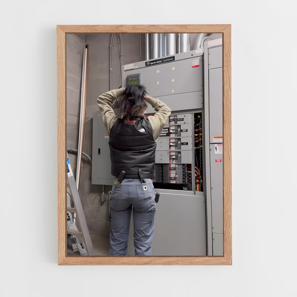 ap-electrician-7 cadre Bois clair