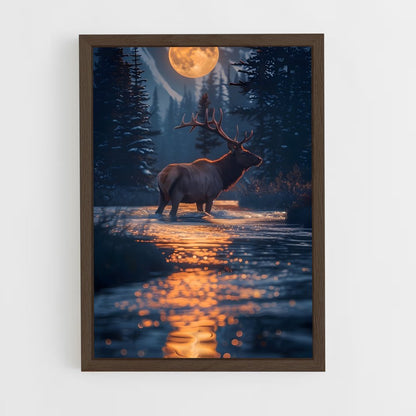 ap-elk-8 cadre Bois foncé