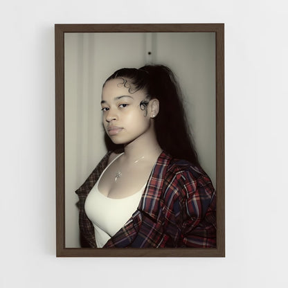 ap-ella mai-3 cadre Bois foncé