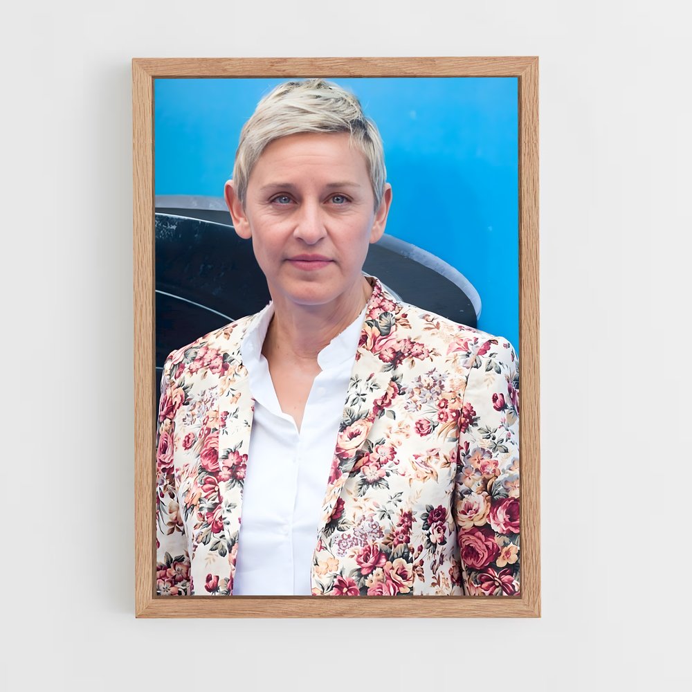 ap-ellen degeneres-6 cadre Bois clair