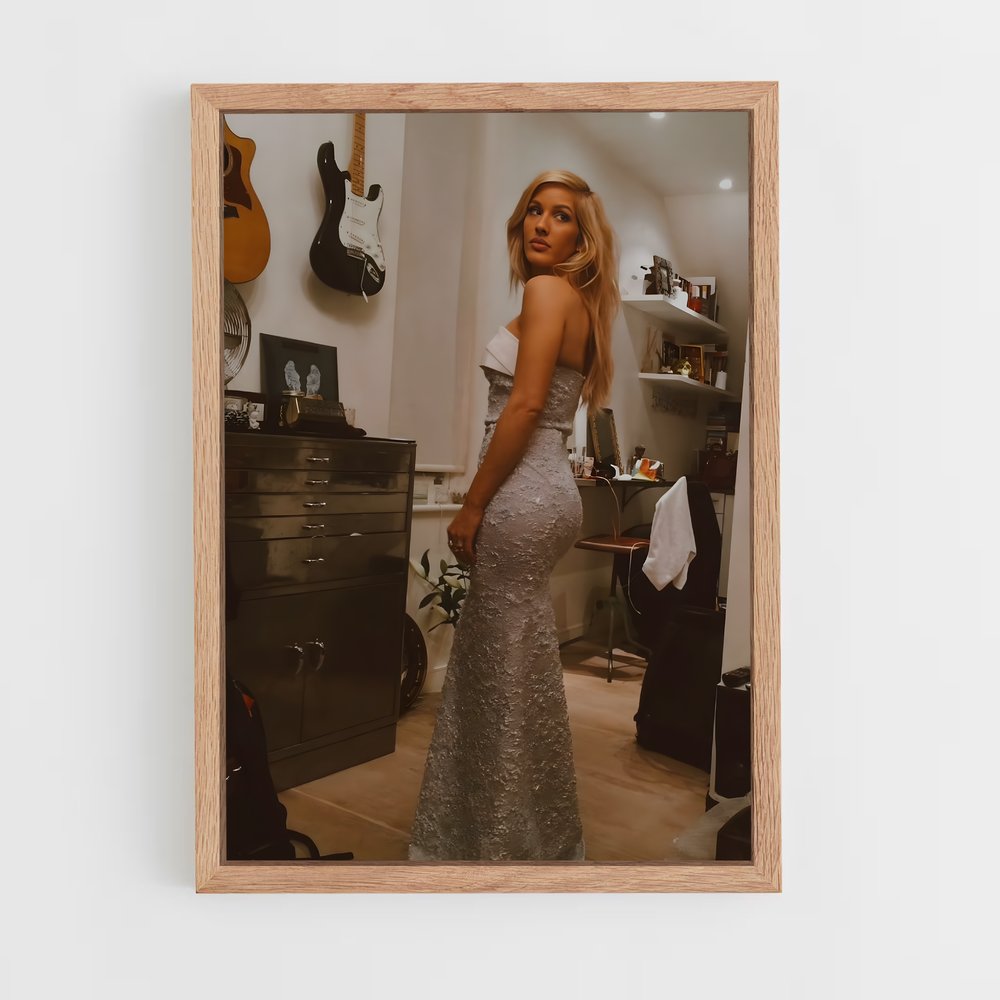 ap-ellie goulding-1 cadre Bois clair