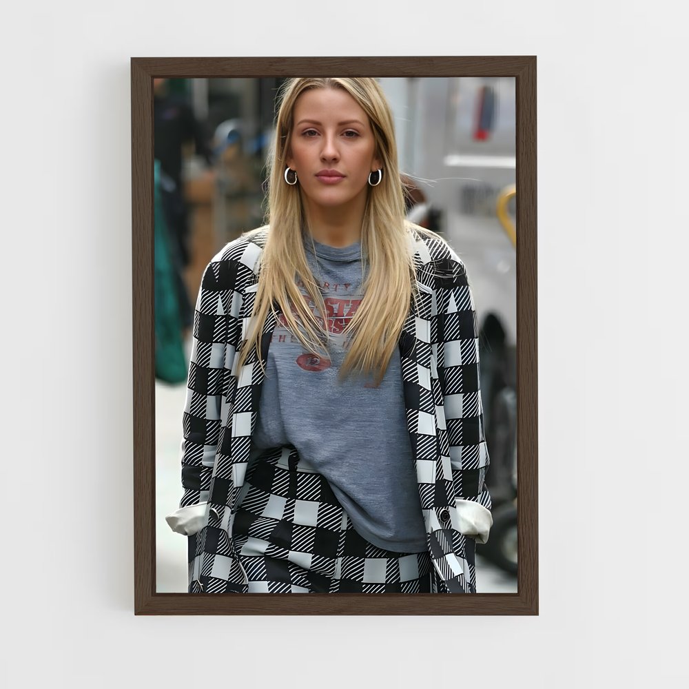 ap-ellie goulding-8 cadre Bois foncé