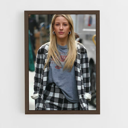 ap-ellie goulding-8 cadre Bois foncé