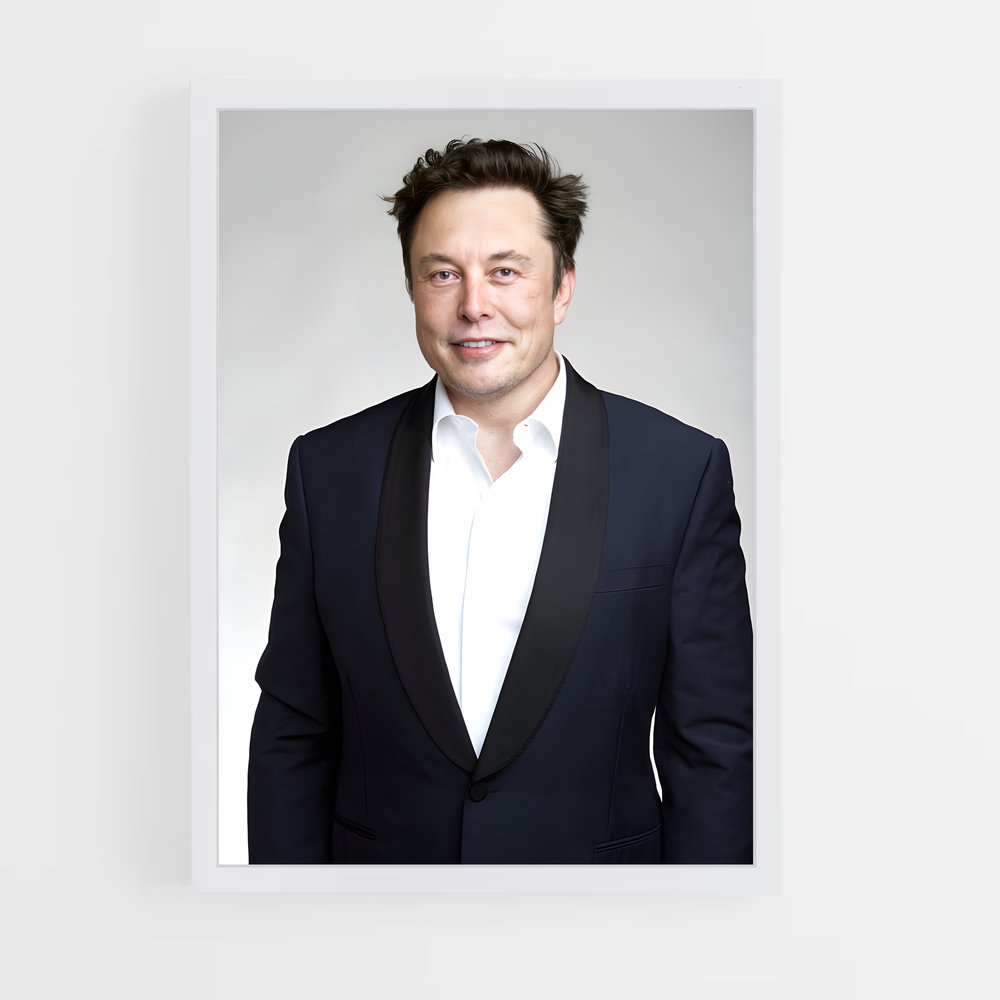 ap-elon musk-3 cadre Blanc