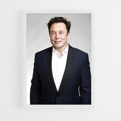 ap-elon musk-3 cadre Blanc