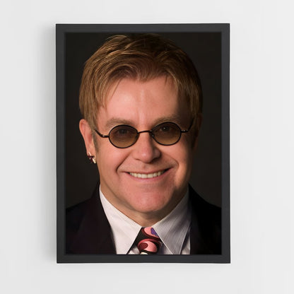 ap-elton john-2 cadre Noir
