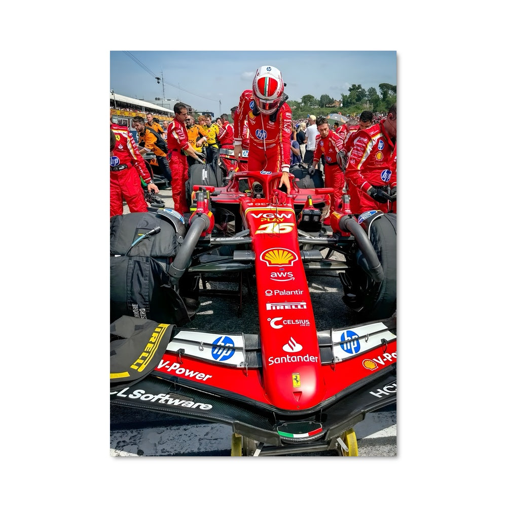 Poster Pit Stop Ferrari