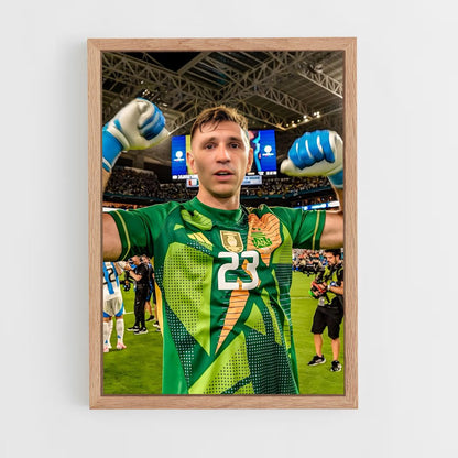 ap-emiliano martinez-6 cadre Bois clair