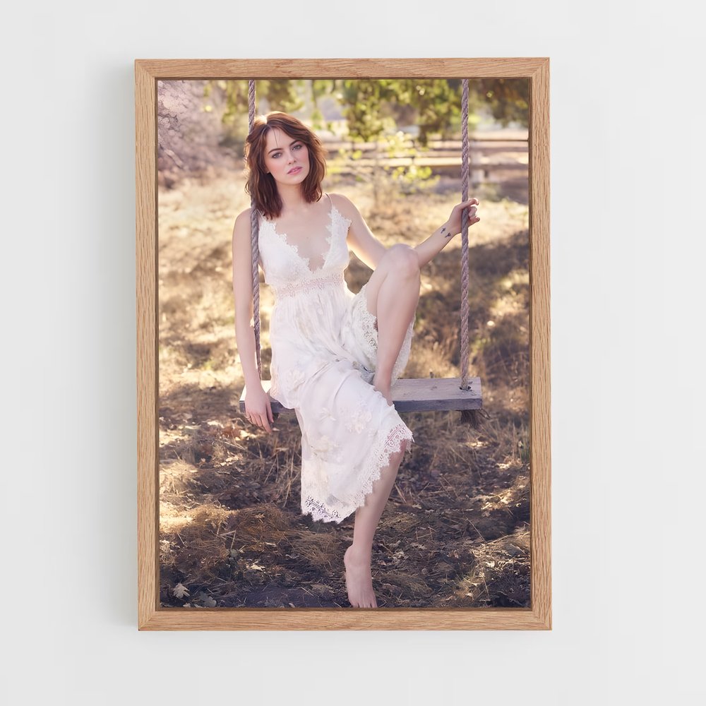 ap-emma stone-3 cadre Bois clair