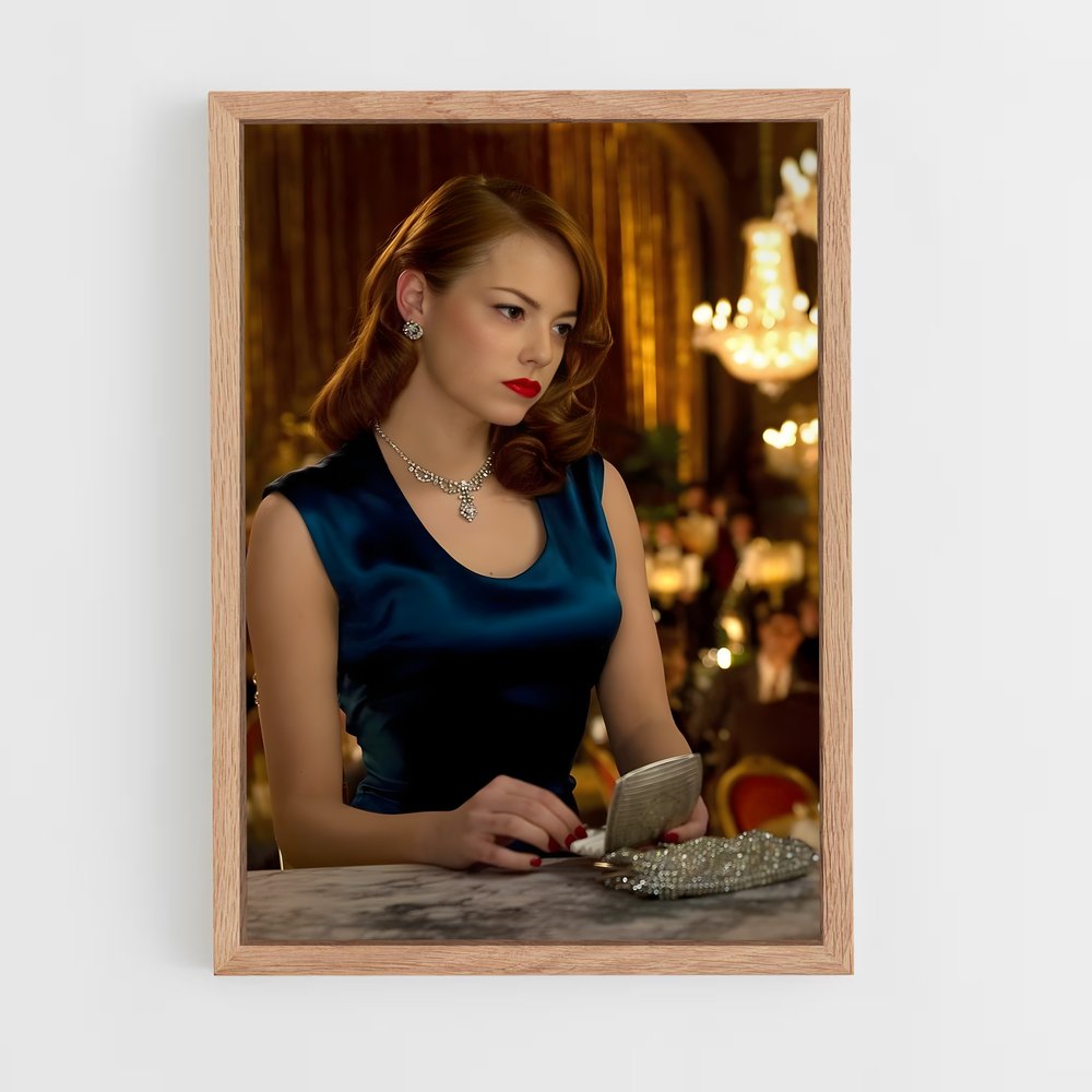 ap-emma stone-8 cadre Bois clair