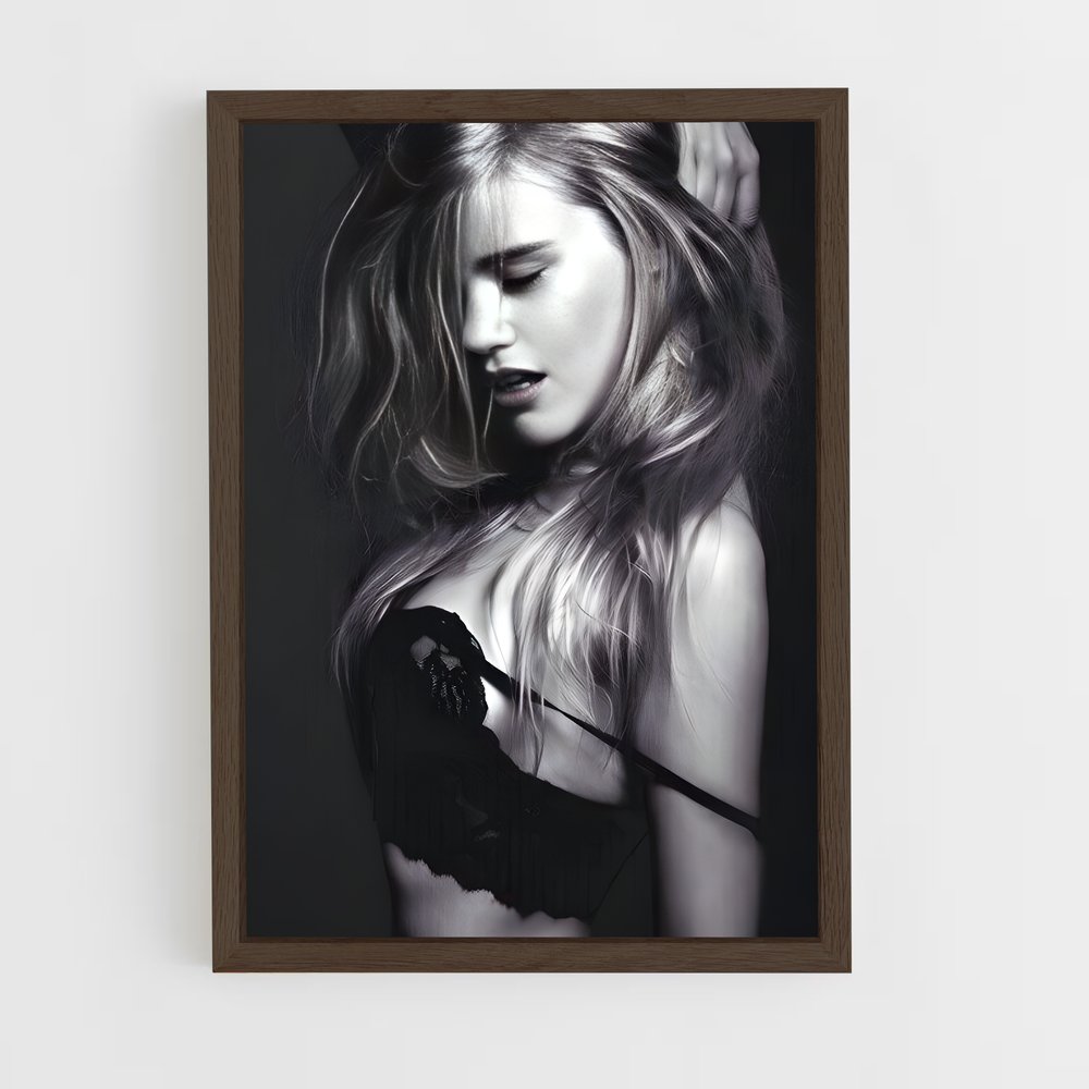 ap-emma watson-4 cadre Bois foncé