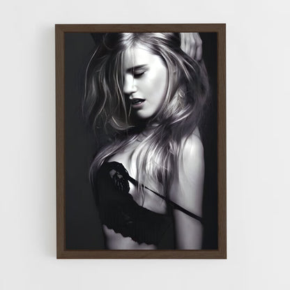 ap-emma watson-4 cadre Bois foncé
