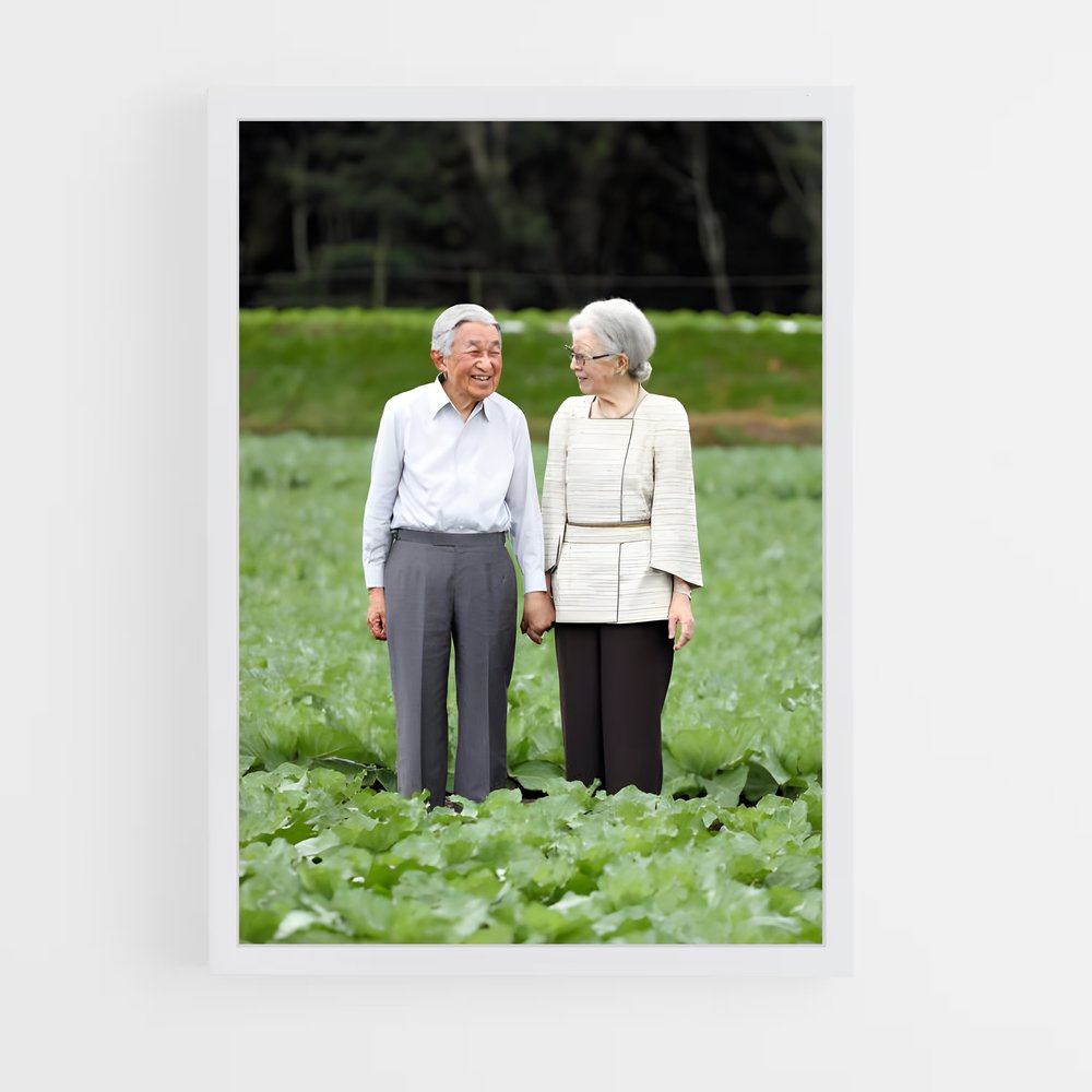 ap-emperor emeritus akihito-2 cadre Blanc