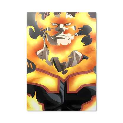 Poster Flamme de Cartoon