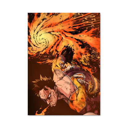 Poster Cavalier de Flammes