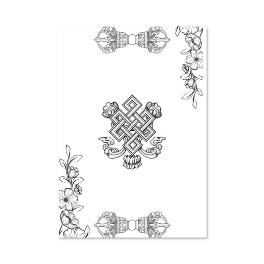 Poster Fleur de Noeud