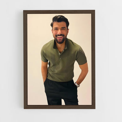 ap-engin akyurek-6 cadre Bois foncé
