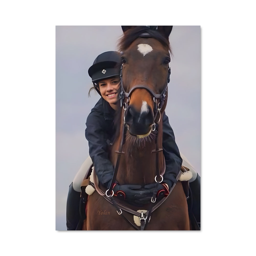 Poster L'Équitation Élégante