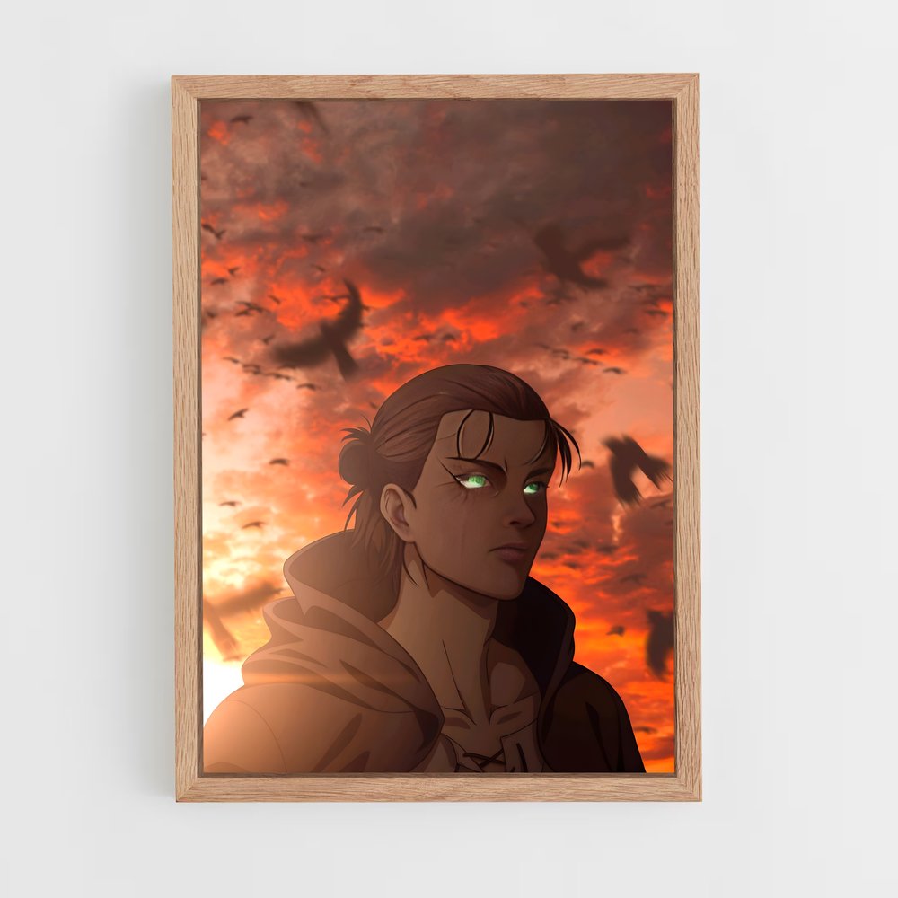ap-eren yeager-8 cadre Bois clair
