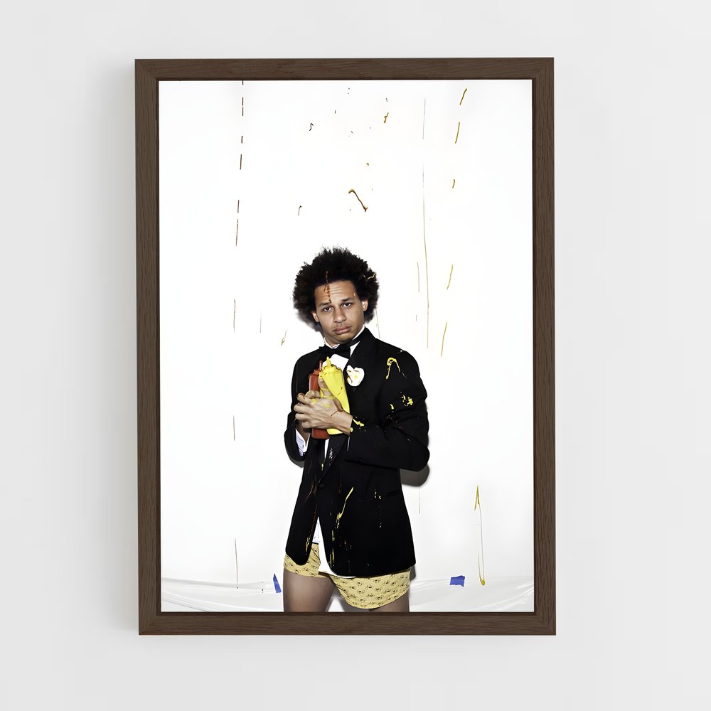 ap-eric andre-2 cadre Bois foncé