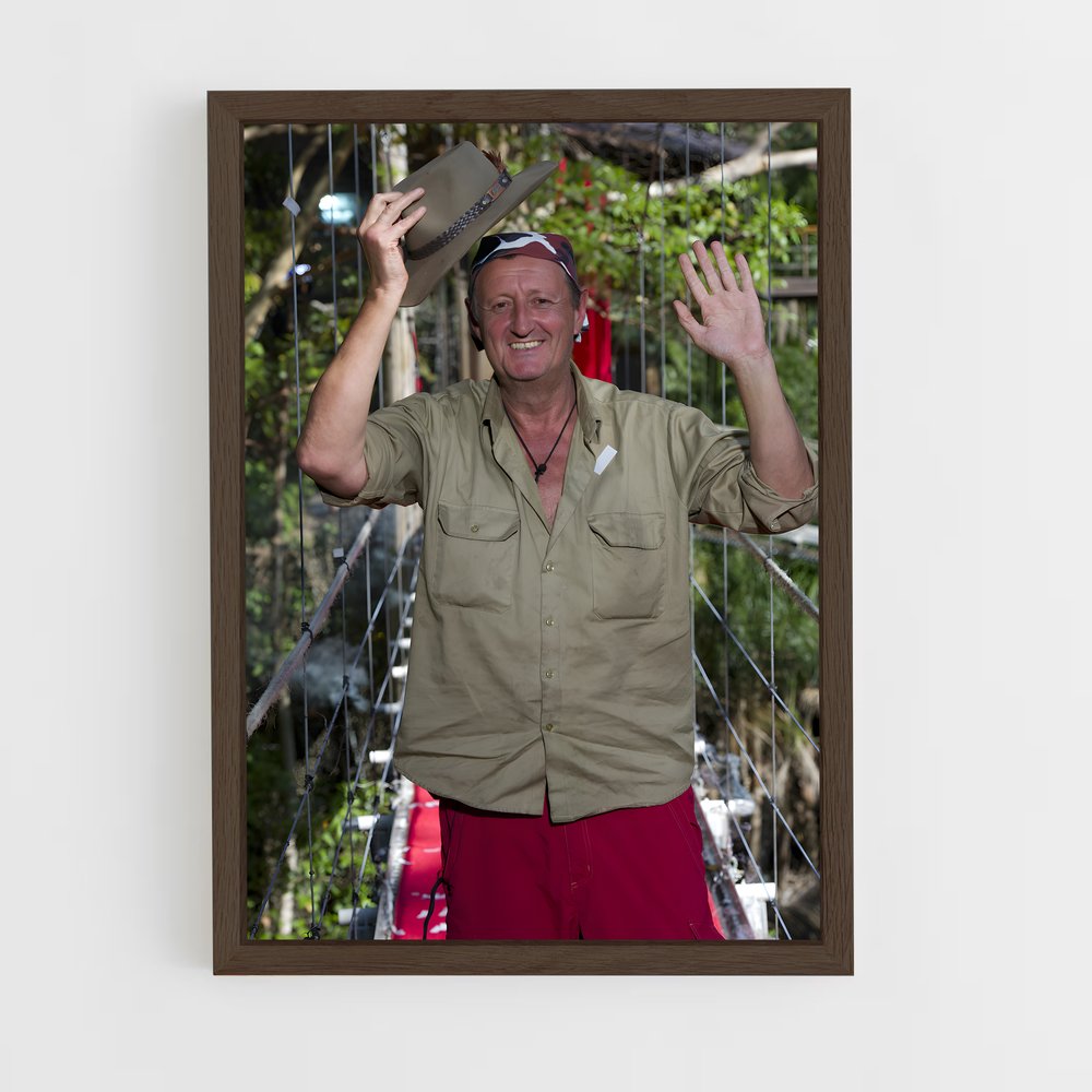 ap-eric bristow-1 cadre Bois foncé