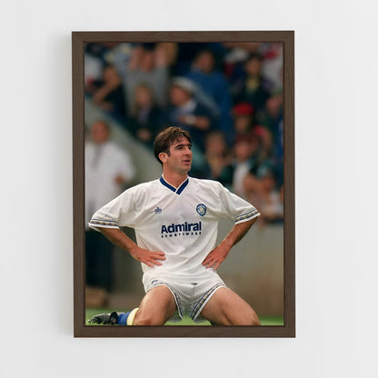 ap-eric cantona-4 cadre Bois foncé