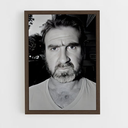 ap-eric cantona-6 cadre Bois foncé
